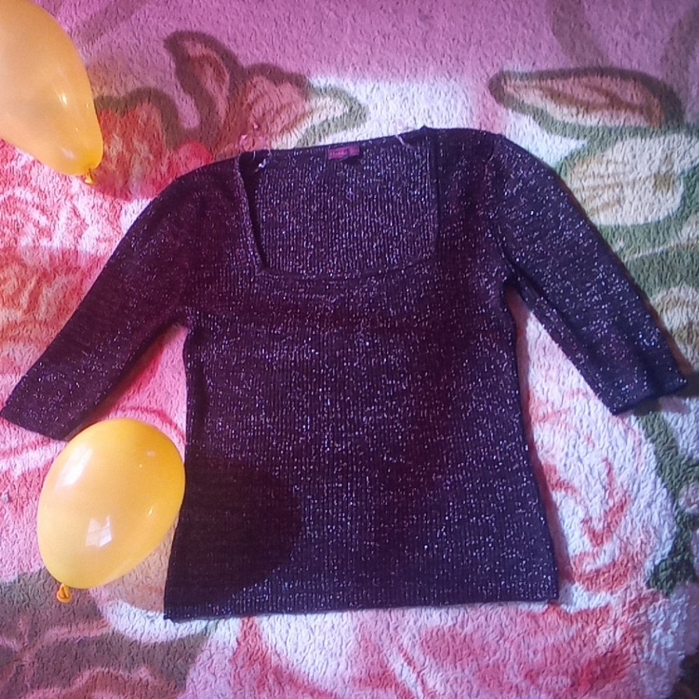 Maddie steel blouse color black